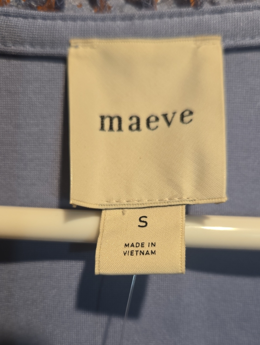 NWT Maeve Light Blue Blouse, Size Small - Picture 5 of 8